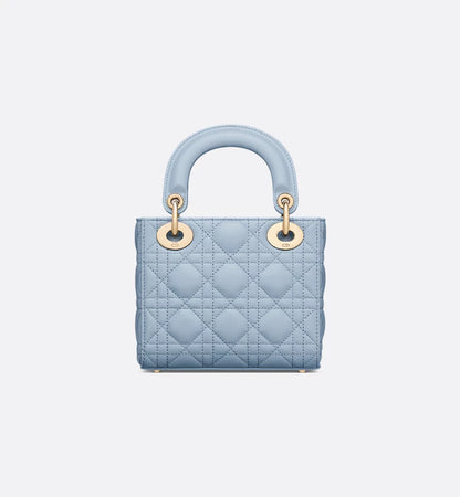 Mini Lady Dior Bag Pale Blue