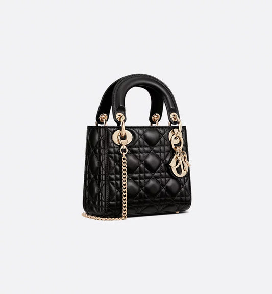 Mini Lady Dior Bag Black