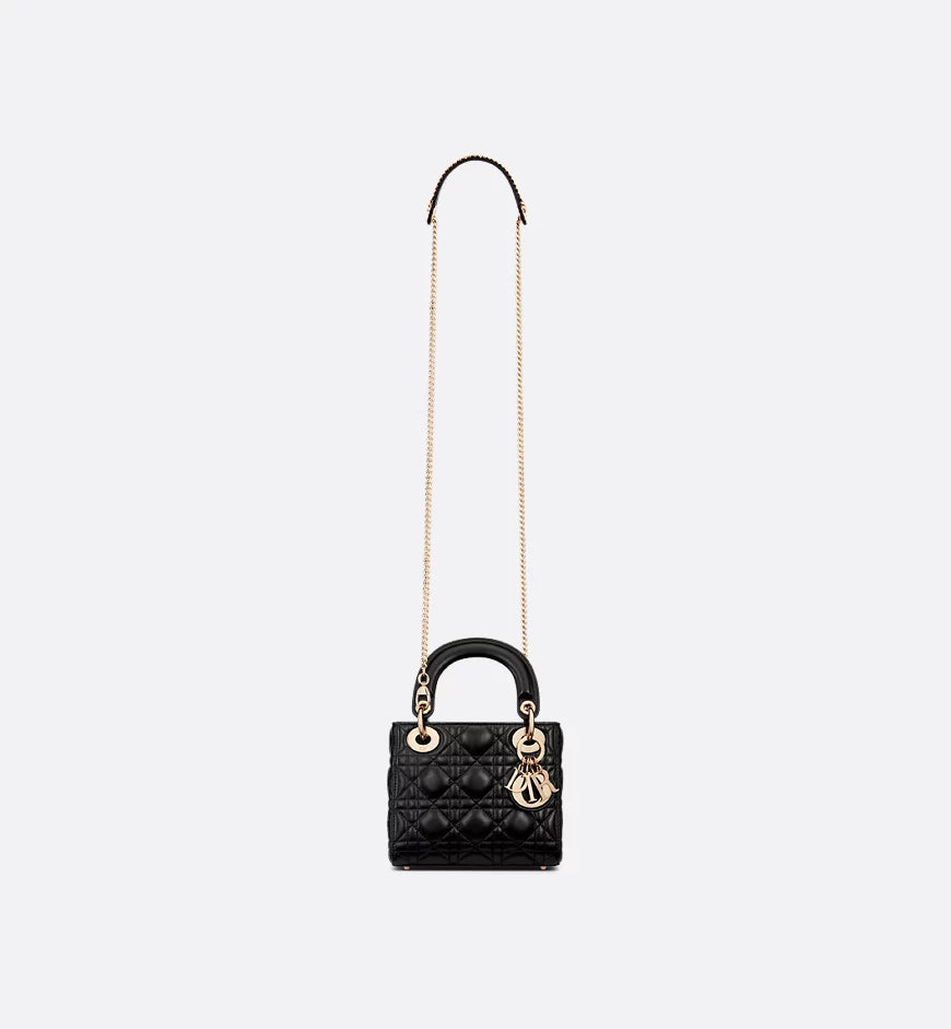 Mini Lady Dior Bag Black