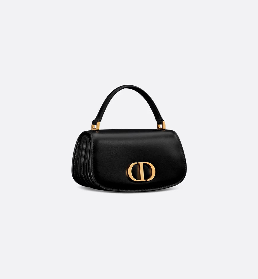 Small 30 Montaigne Avenue Top Handle Bag Black