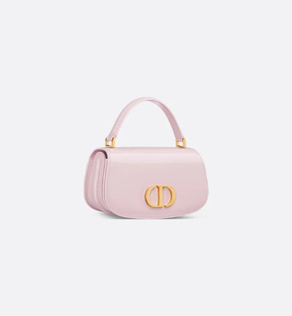 Small 30 Montaigne Avenue Top Handle Bag Pale Pink