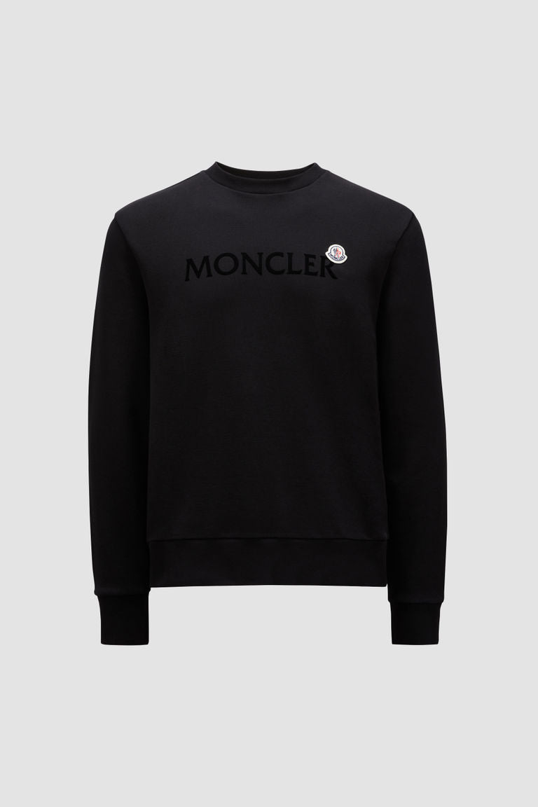 Logo Patch Sweatshirt Men Black