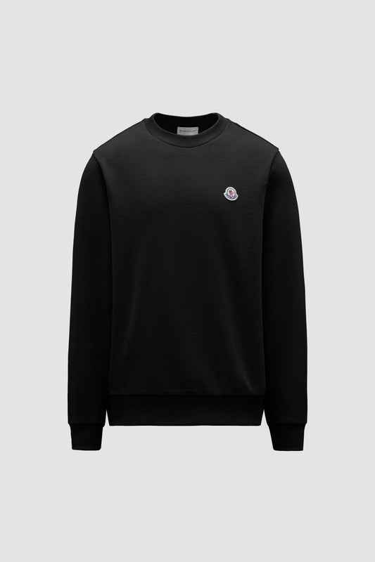 Logo Patch Sweatshirt Men Black