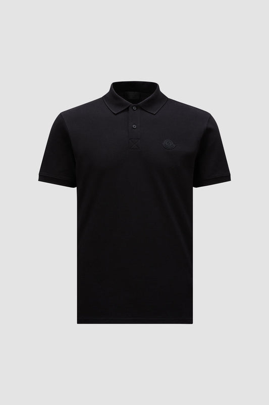 Logo Polo Shirt Men Black