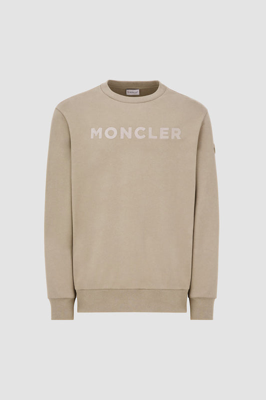 Logo Sweatshirt Men Beige