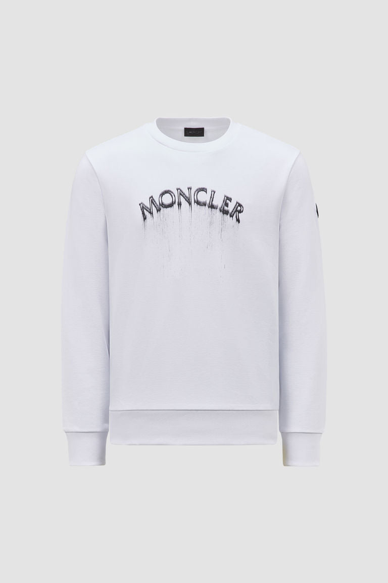 Logo Sweatshirt Men Optical White