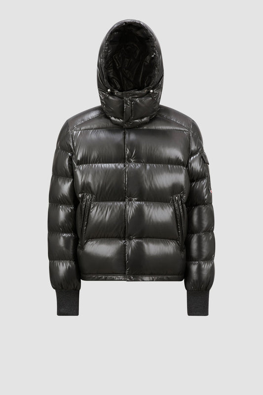 Maljasset Short Down Jacket Men Dark Gray