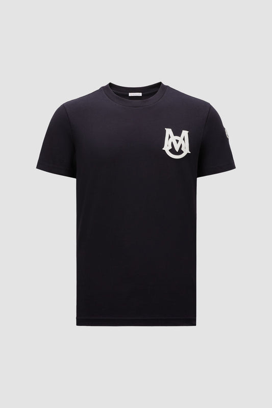 Monogram T-Shirt Men Navy Blue