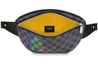 Louis Vuitton Bumbag Damier Graphite PM Yellow