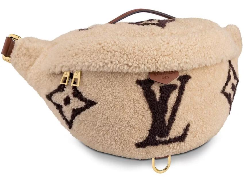 Louis Vuitton Bumbag Monogram Teddy Fleece Beige/Brown