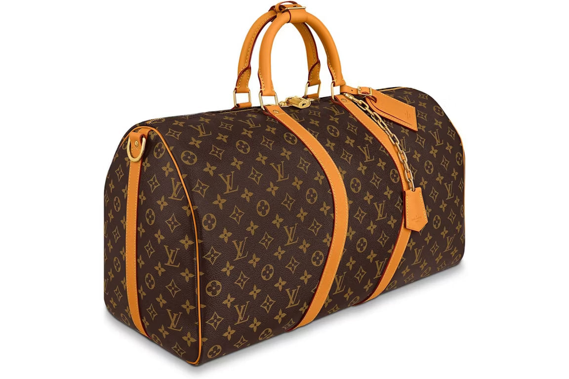 Louis Vuitton Keepall Bandouliere Wavy Monogram Legacy 50 Brown