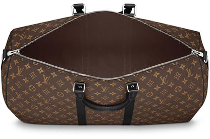 Louis Vuitton Keepall Bandouliere Monogram Macassar 55 Brown/Black