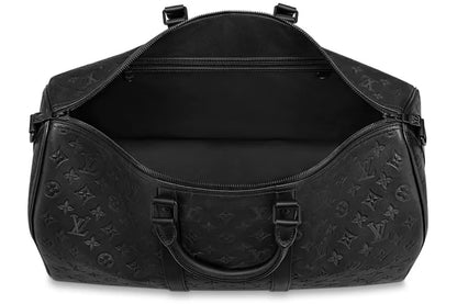 Louis Vuitton Keepall Bandouliere 50 Monogram Shadow Black