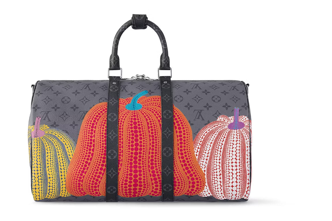 Louis Vuitton LV x YK Keepall Bag 45 Pumpkin Print