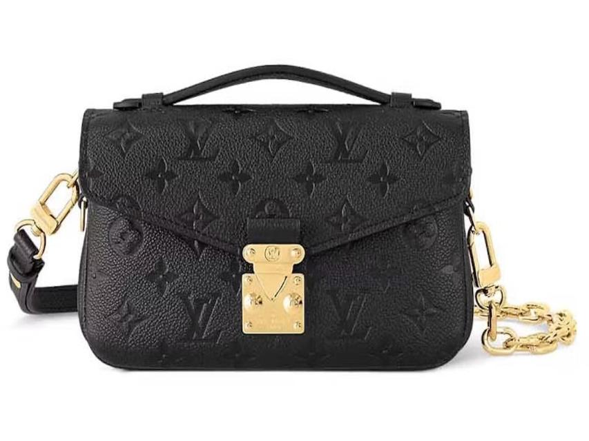 Louis Vuitton Pochette Métis East West Black