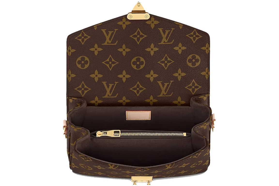 Louis Vuitton Pochette Métis East West Monogram Canvas Brown