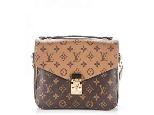 Louis Vuitton Metis Pochette Monogram Reverse Brown