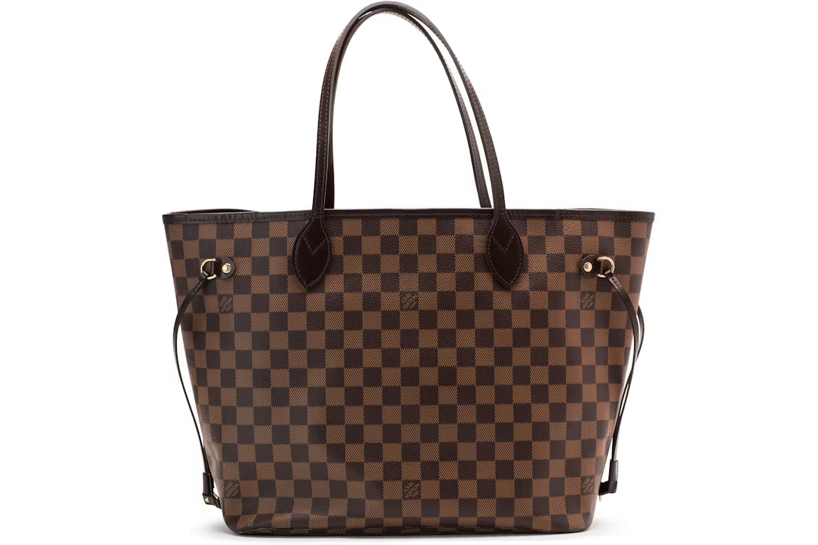 Louis Vuitton Neverfull Damier Ebene MM Cerise Lining