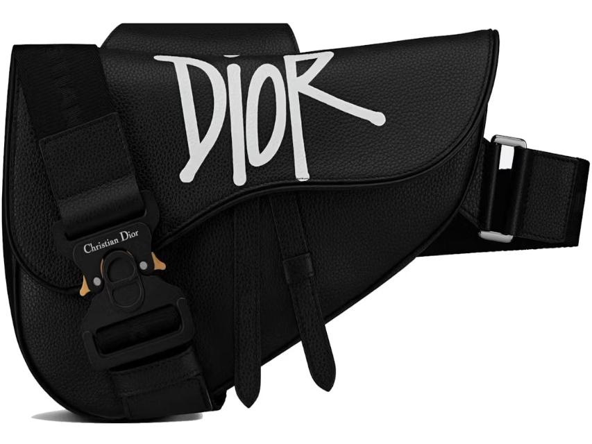 Dior And Shawn Saddle Bag Black