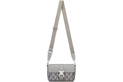 Dior Hit The Road Shoulder Bag Diamond CD Grey