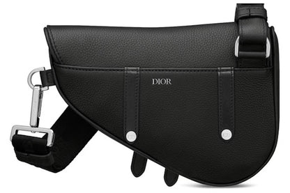 Dior Mini Saddle Bag Black