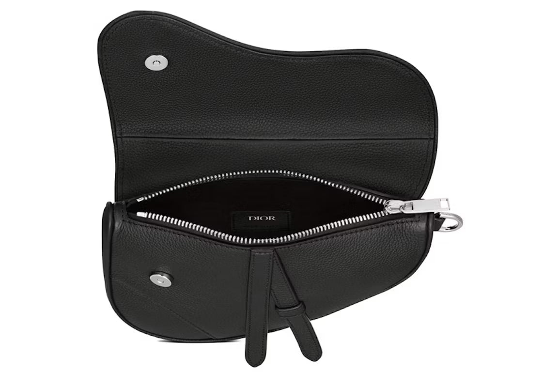 Dior Mini Saddle Bag Black