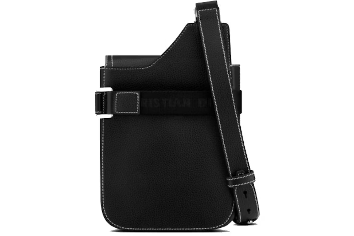 Dior And Shawn Saddle Pouch Black/White