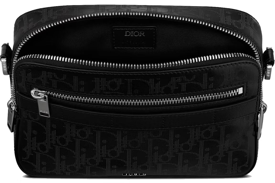 Dior Safari Messenger Bag Oblique Galaxy Black