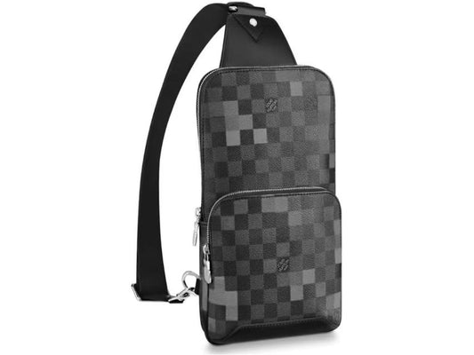 Louis Vuitton Sling Bag Avenue Damier Graphite Pixel Gray