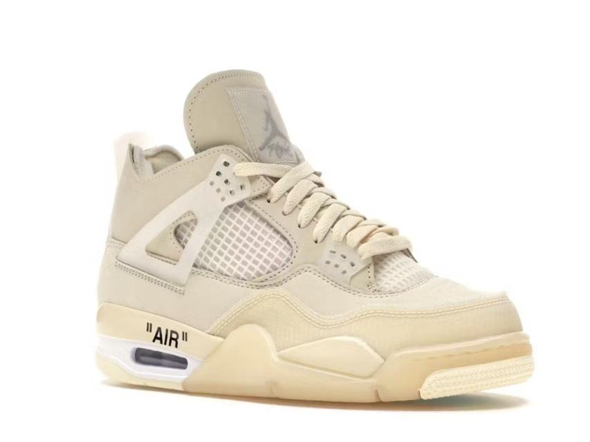 Air Jordan 4 x Off White Sail (Women's)