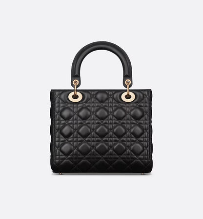 Dior Medium Lady D-Joy Bag Black Cannage