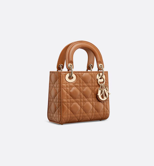 Mini Lady Dior Bag Golden