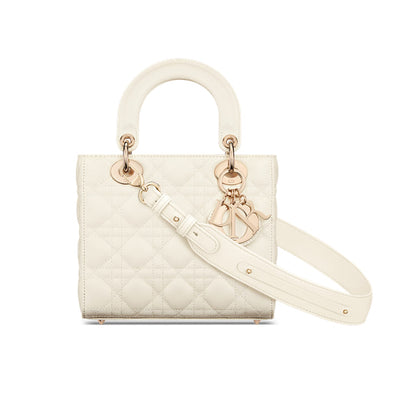 Medium Lady Dior Bag Latte