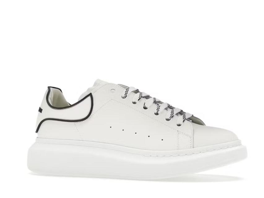 Alexander McQueen Oversized White Black Trim