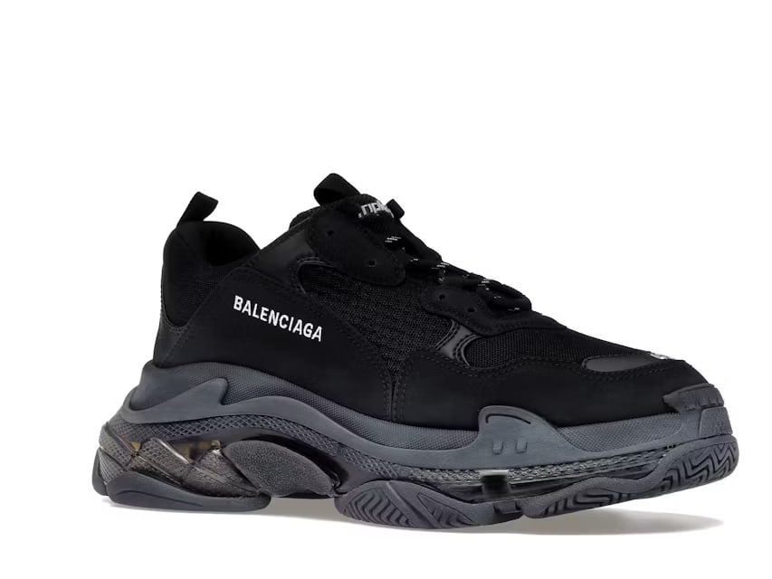 Balenciaga Triple S Clear Sole Black