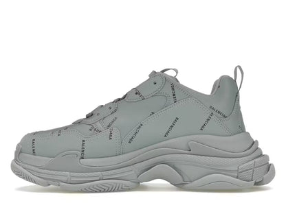 Balenciaga Triple S AllOver Logo Grey Black