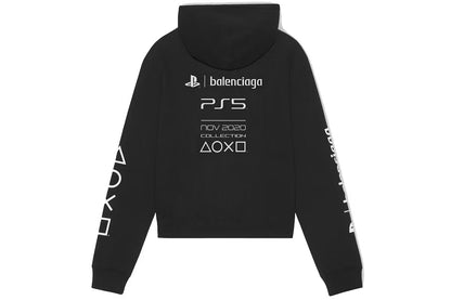 Balenciaga x PlayStation Fitted Hoodie Black