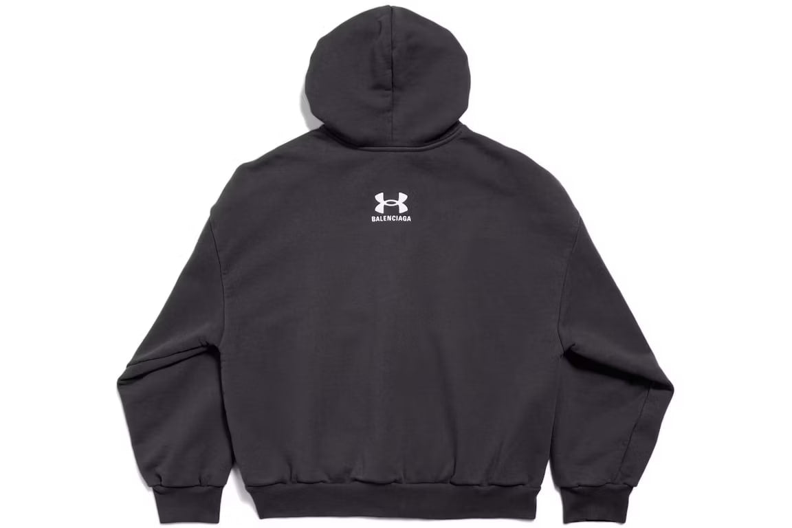 Balenciaga x Under Armour Zip-Up Hoodie Regular Fit Black/White