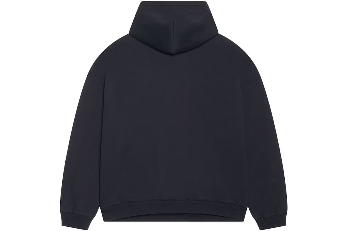 Balenciaga Women's Slime Wide Fit Hoodie Black