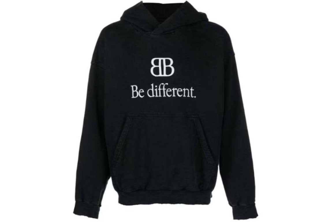 Balenciaga Be Different Hoodie Black