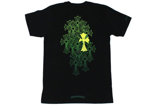 Chrome Hearts Cemetery T-shirt Black/Yellow/Green