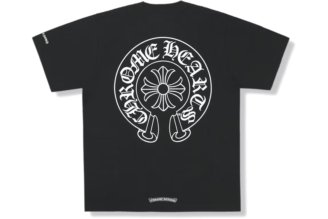 Chrome Hearts Horse Shoe Logo Pocket T-Shirt Black