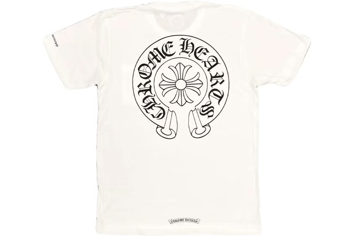 Chrome Hearts Horse Shoe Logo Pocket T-Shirt White