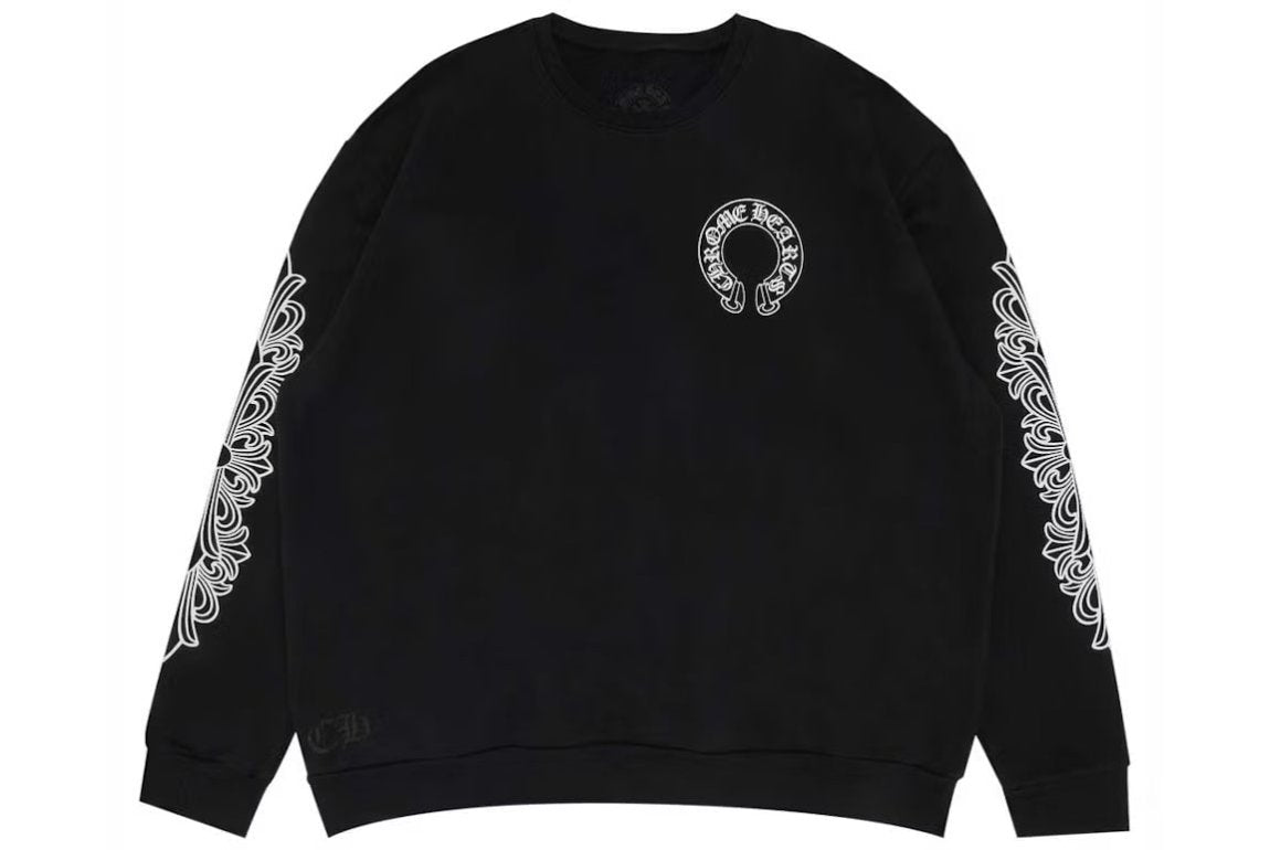 Chrome Hearts Horseshoe Crewneck Black