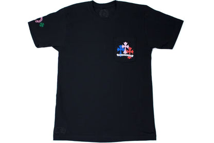 Chrome Hearts Multi Color Cross Cemetery T-shirt Black