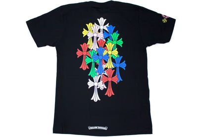 Chrome Hearts Multi Color Cross Cemetery T-shirt Black