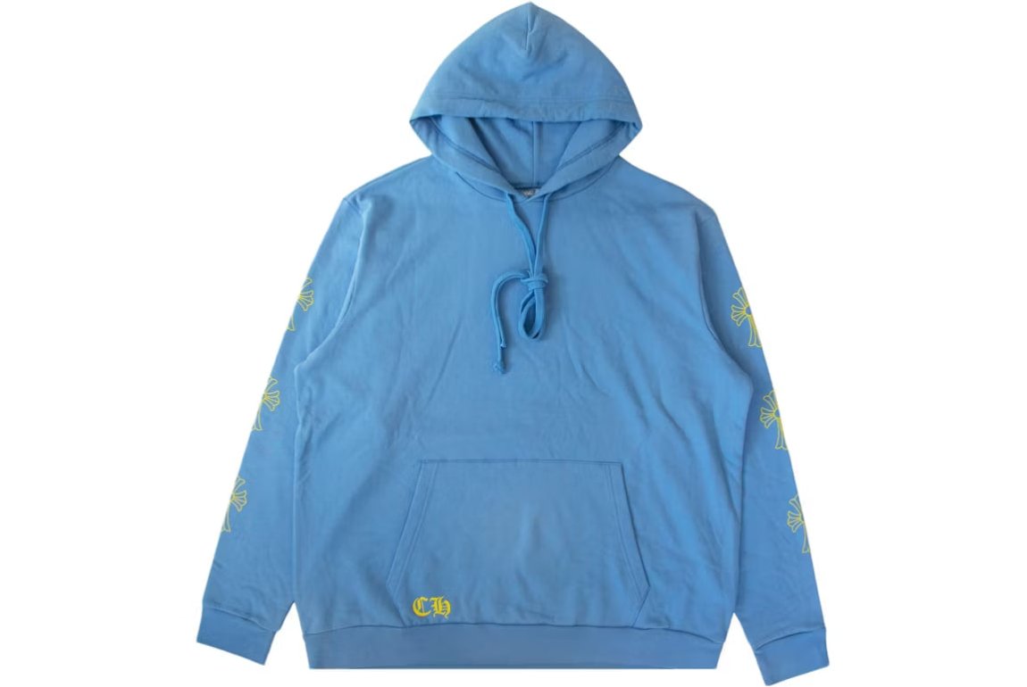 Chrome Hearts x Drake Girls Love Chrome Hoodie Light Blue