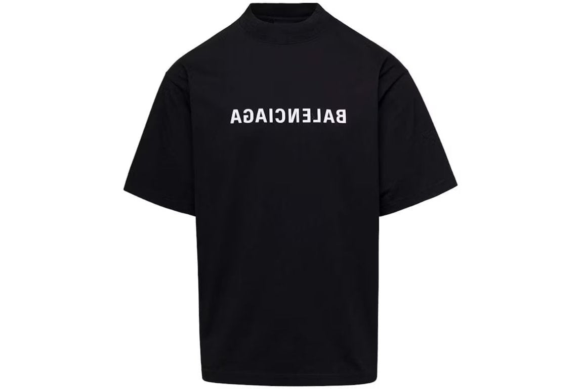 Balenciaga Mirror T-Shirt Black