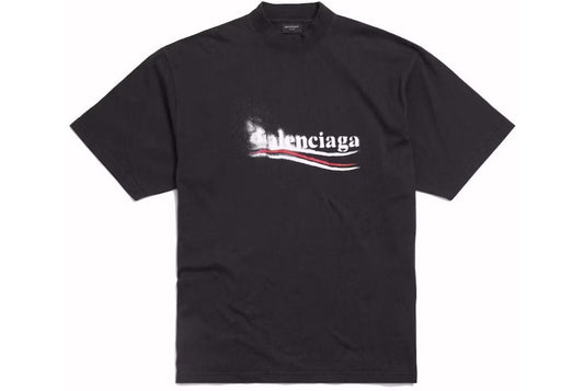 Balenciaga Political Stencil T-shirt Black/White