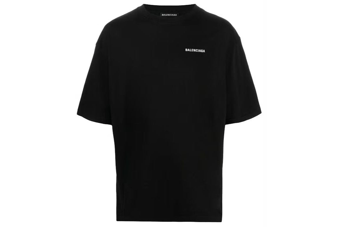 Balenciaga Relaxed Fit Short Sleeves T-shirt Black